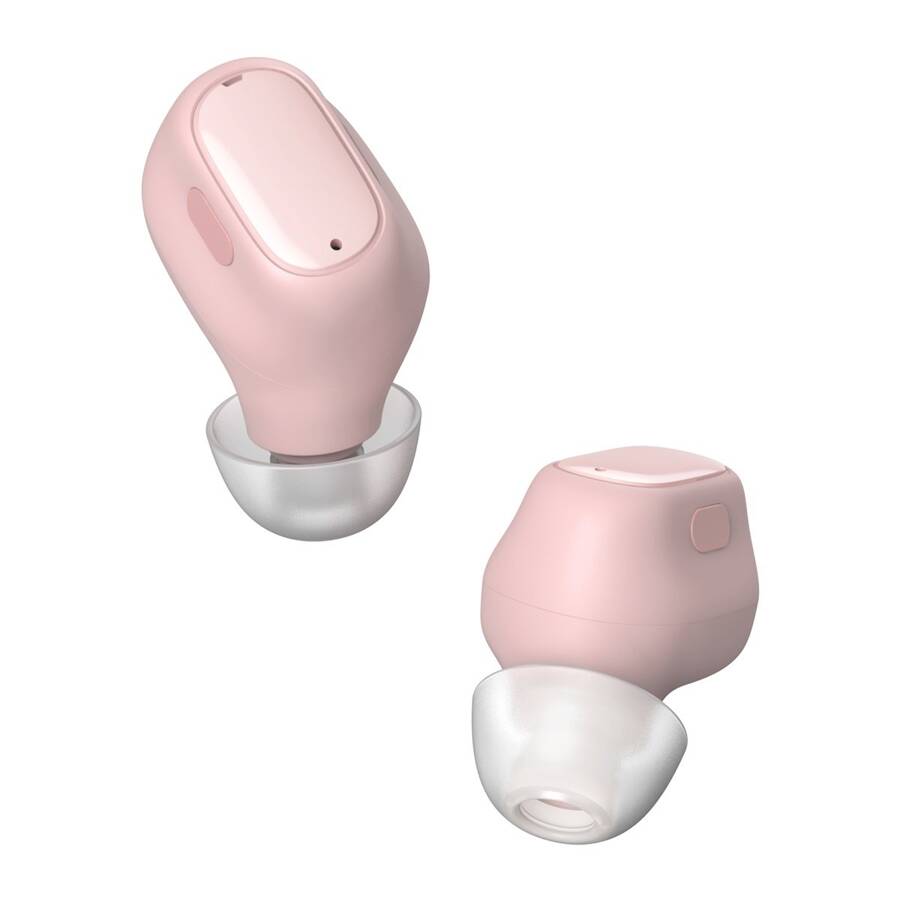 BASEUS ENCOK WM01 TWS WIRELESS IN-EAR BLUETOOTH 5.3 HEADPHONES PINK UPGRADED VERSION (NGTW240004)