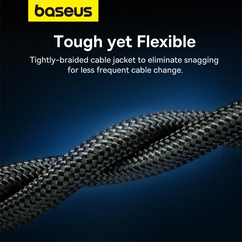 BASEUS FAST INTERNET CABLE RJ45 CAT.7 10GBPS 10M BRAIDED BLACK