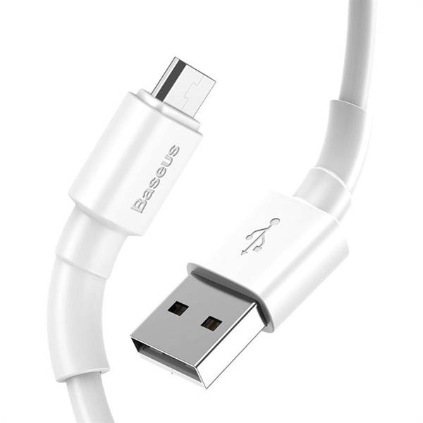 BASEUS MINI WHITE MICRO-USB CABLE 100CM WHITE