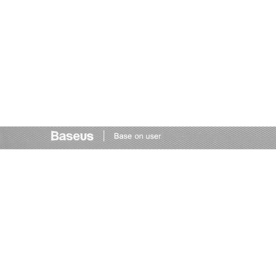 BASEUS RAINBOW CIRCLE HOOK AND LOOP STRAPS - VELCRO TAPE VELCRO CABLE ORGANIZER 3M GRAY (ACMGT-F0G)