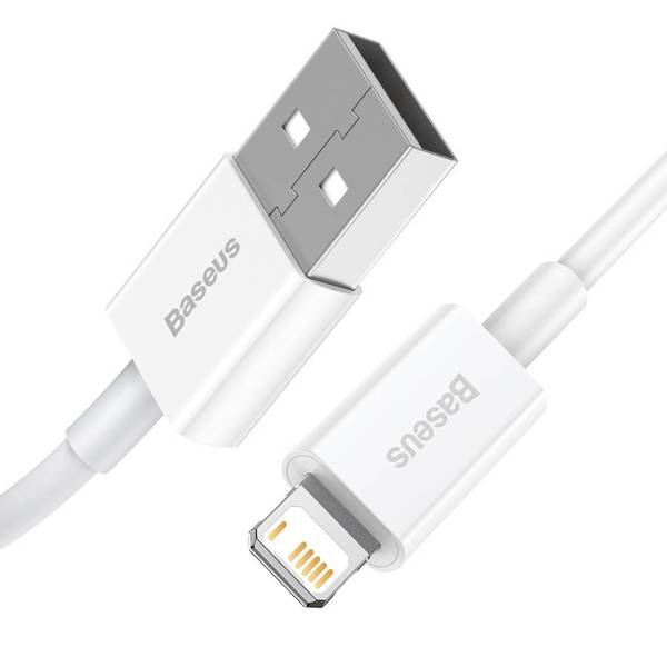 BASEUS SUPERIOR SERIES CABLE USB TO LIGHTNING, 2.4A, 1M (WHITE)