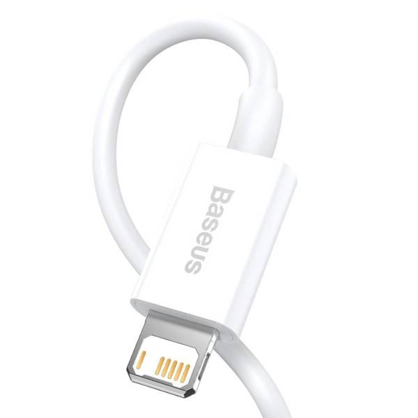 BASEUS SUPERIOR SERIES CABLE USB TO LIGHTNING, 2.4A, 1M (WHITE)