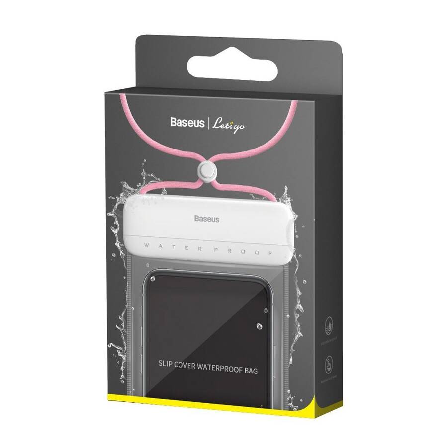 BASEUS WATERPROOF PHONE CASE IPX8 7,2'' PINK (ACFSD-D24)