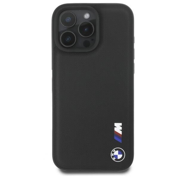 BMW BMHCP16X23PUSRK iPhone 16 Pro Max     6.9" czarny/black hardcase Smooth Rubber Logo