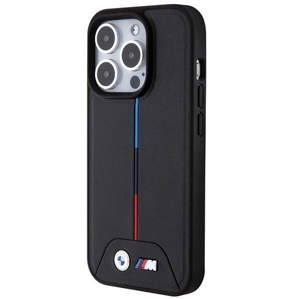 BMW BMHMP15X22PVTK IPHONE 15 PRO MAX 6.7 "BLACK/BLACK HARDCASE QUILTED TRICOLOR MAGSAFE