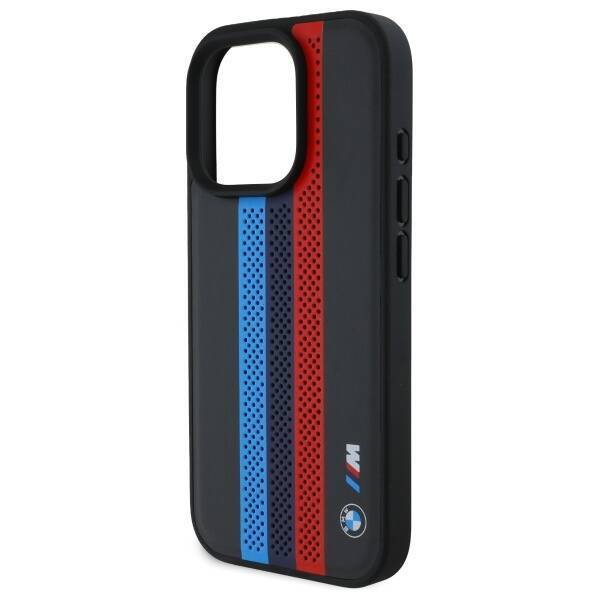 BMW BMHMP16X23PUPTK iPhone 16 Pro Max     6.9" czarny/black hardcase M Perf. Tricolor Printed Stripes MagSafe