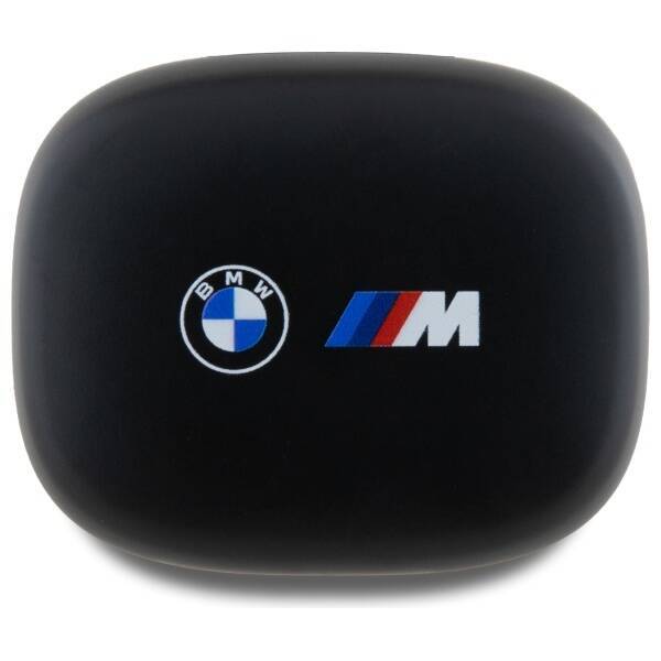 BMW słuchawki Bluetooth BMBEMIATP20LOK    TWS + stacja dokująca czarny/black Printed Logos