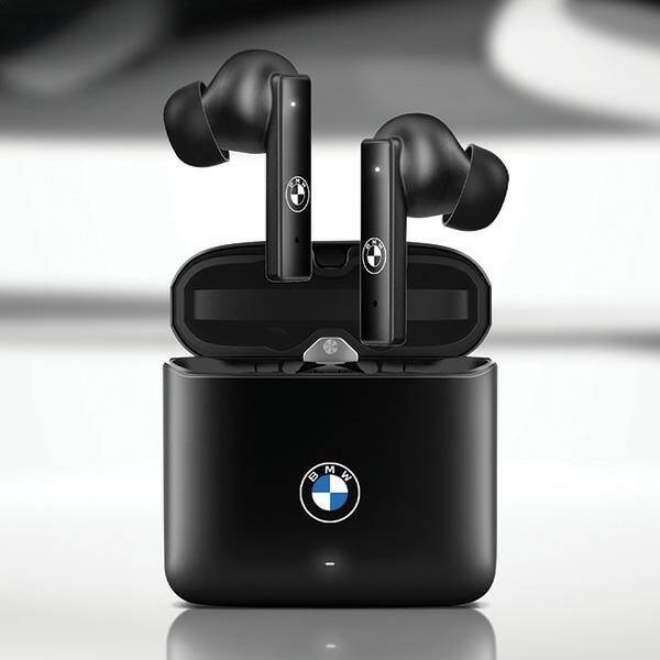 BMW słuchawki Bluetooth BMWSES20AMK TWS + stacja dokująca czarny/black Signature