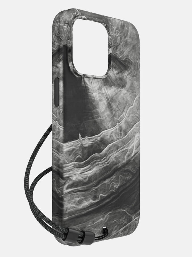 BODYGUARDZ CARVE MARBLE W/MAGSAFE, IPHONE 15 PRO MAX 2023, MAGSAFE, ANTI-M, SUS, BLACK/WHITE