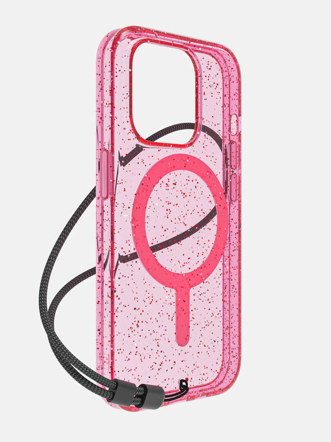 BODYGUARDZ CARVE W/MAGS, IPHONE 15 PRO 2023, PINK PIZZAZZ GLITTER