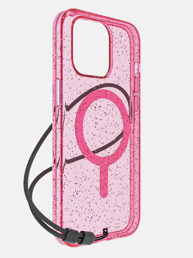 BODYGUARDZ CARVE W/MAGS, IPHONE 15 PRO MAX 2023, PINK PIZZAZZ GLITTER