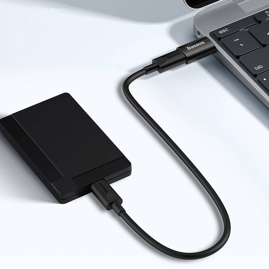 Baseus adapter Ingenuity USB-A 3.1 do USB-C niebieski OTG