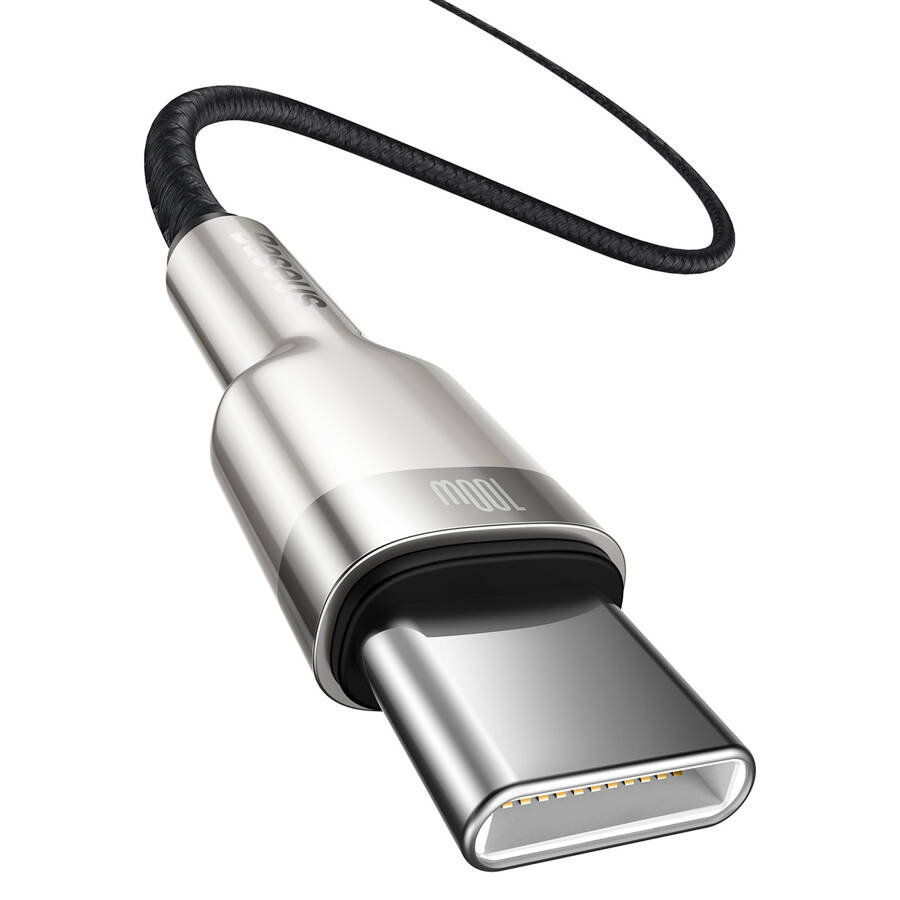 Baseus kabel Cafule Metal PD USB-C - USB-C 1,0 m czarny 100W