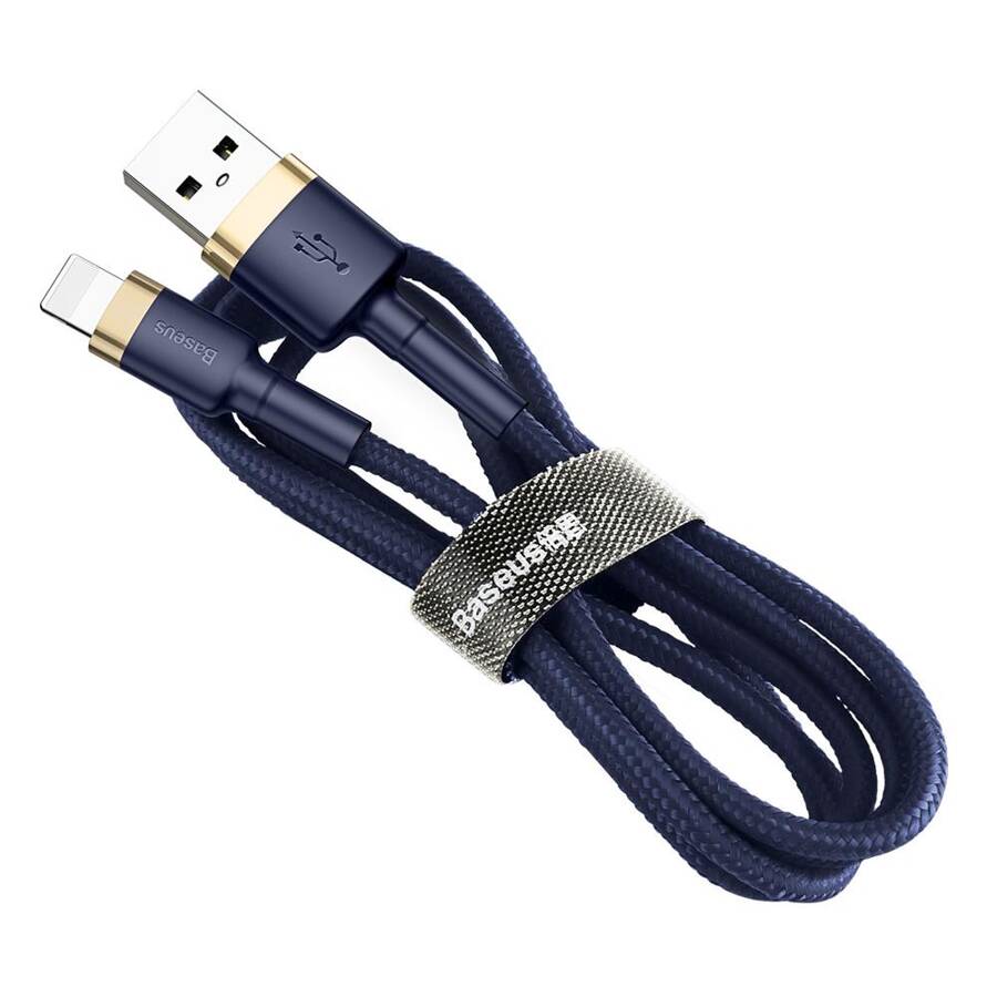 Baseus kabel Cafule USB - Lightning 1,0 m 2,4A złoto-niebieski