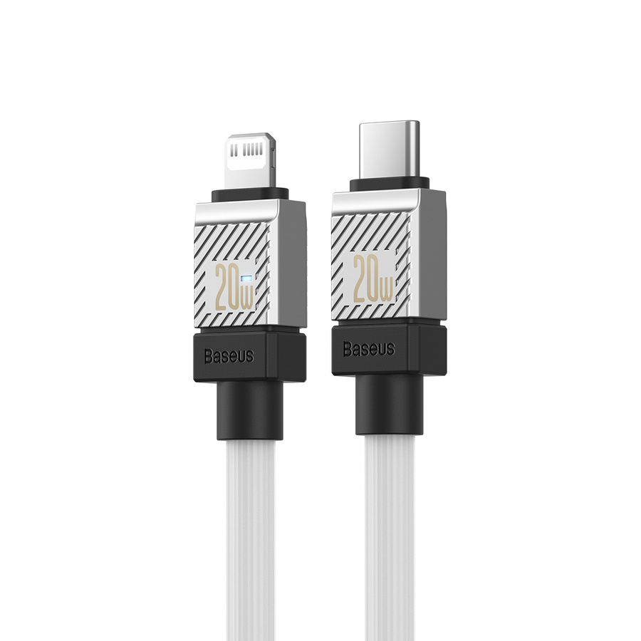 Baseus kabel CoolPlay USB-C - Lightning 2m 20W biały