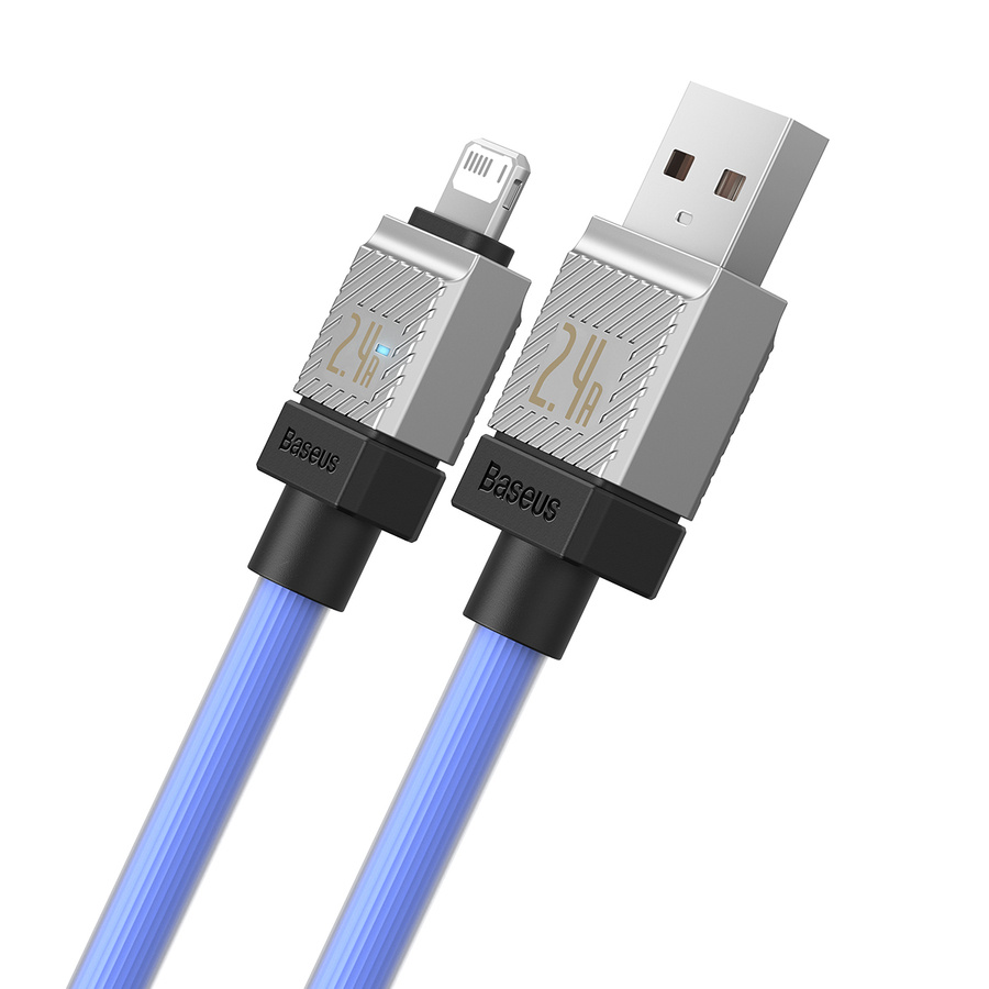 Baseus kabel CoolPlay USB - Lightning 1m 2,4A niebieski