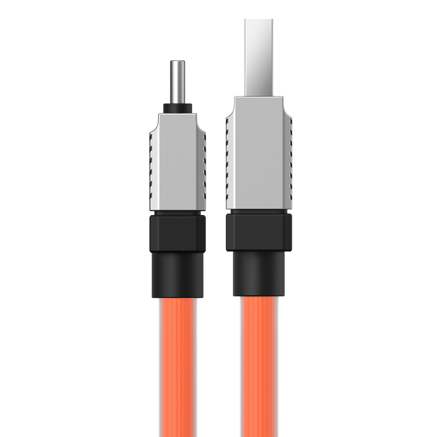 Baseus kabel CoolPlay USB - USB-C 1m 100W pomarańczowy