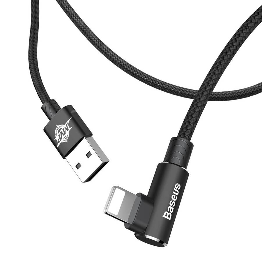 Baseus kabel MVP Elbow USB - Lightning 1,0 m 2A czarny