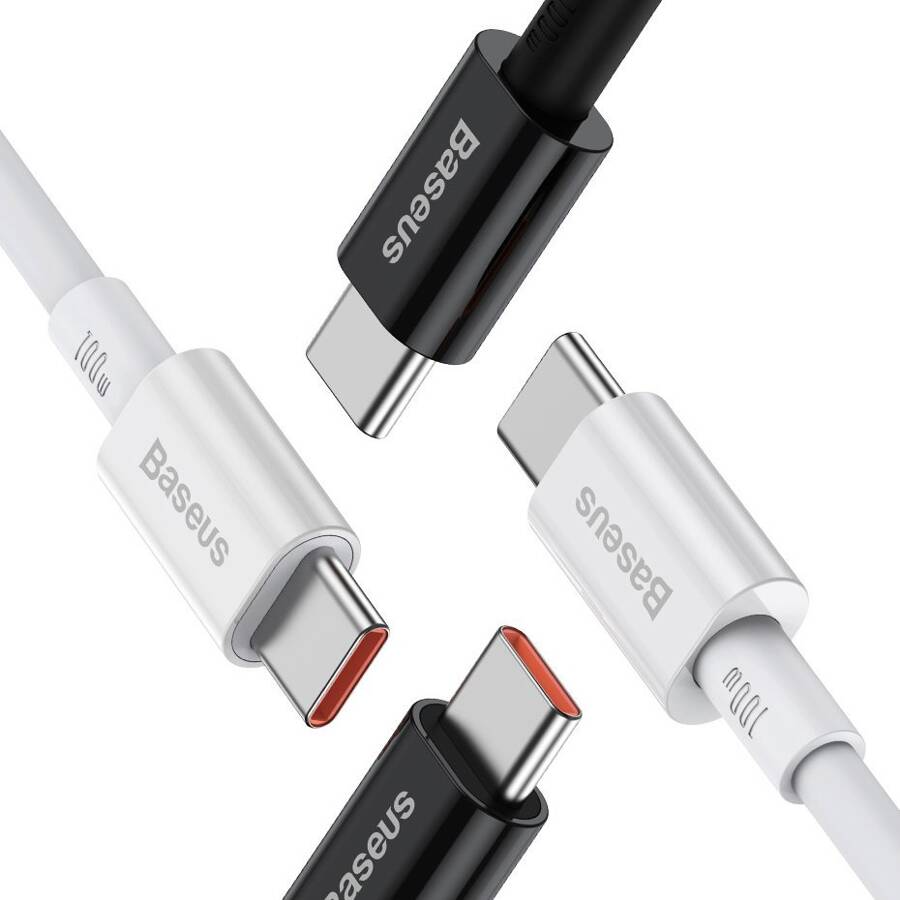 Baseus kabel Superior PD USB-C - USB-C 1,0m czarny 100W