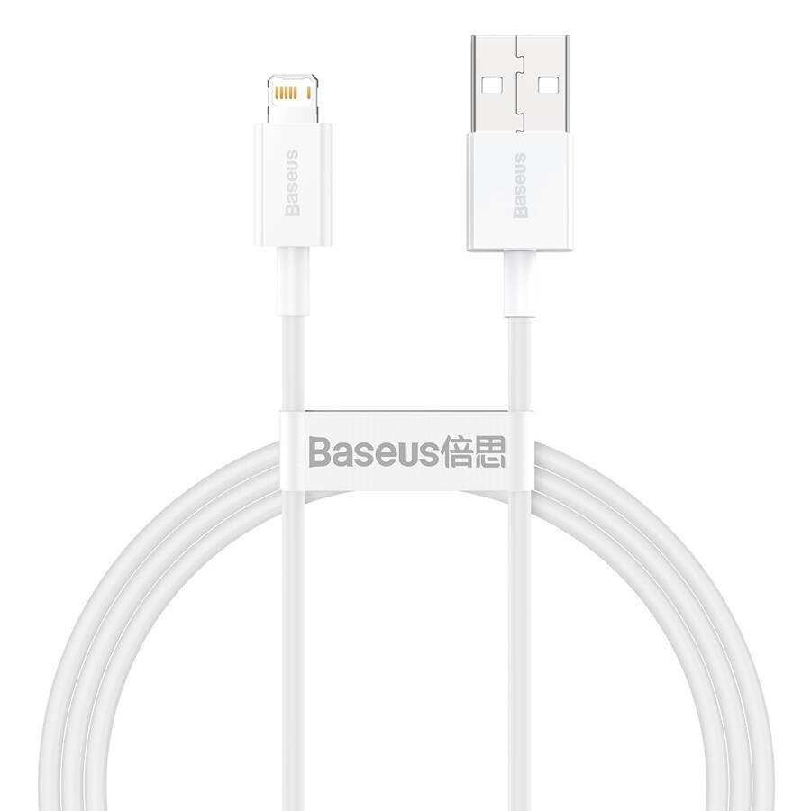 Baseus kabel Superior USB - Lightning 1,0 m 2,4A biały