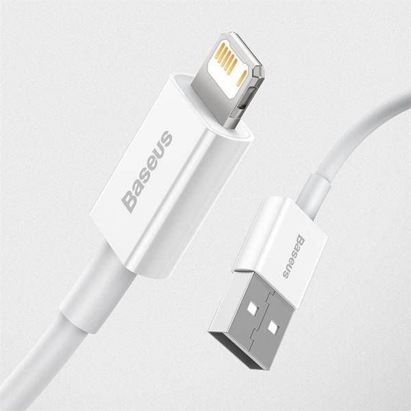 Baseus kabel Superior USB - Lightning 1,0 m 2,4A biały