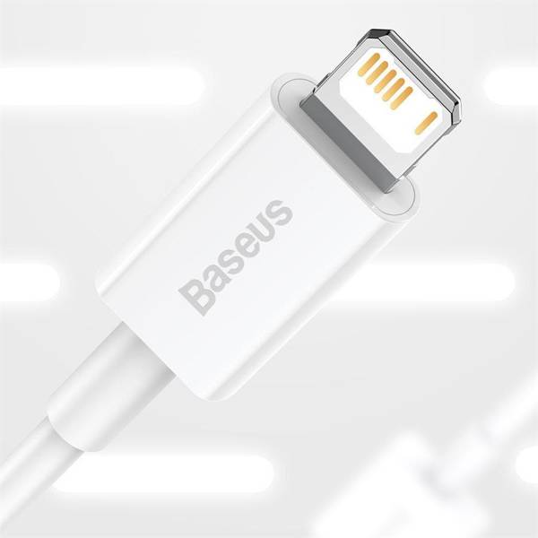 Baseus kabel Superior USB - Lightning 1,0 m 2,4A biały