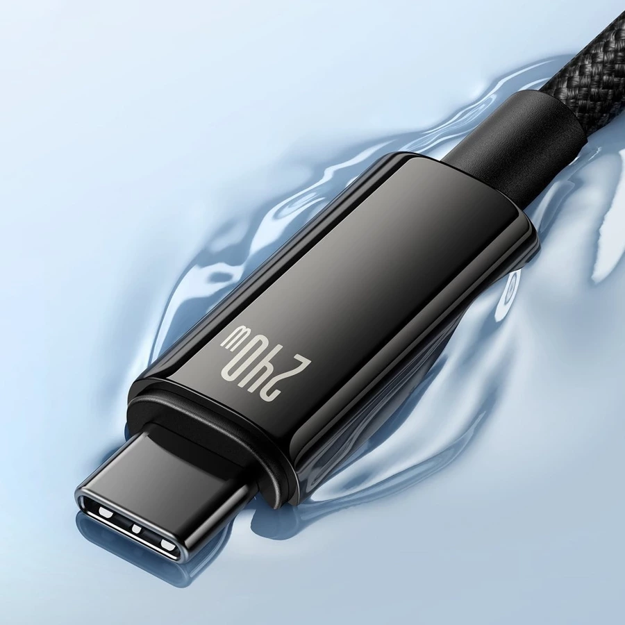 Baseus kabel Tungsten PD USB-C - USB-C 1,0m czarny 240W