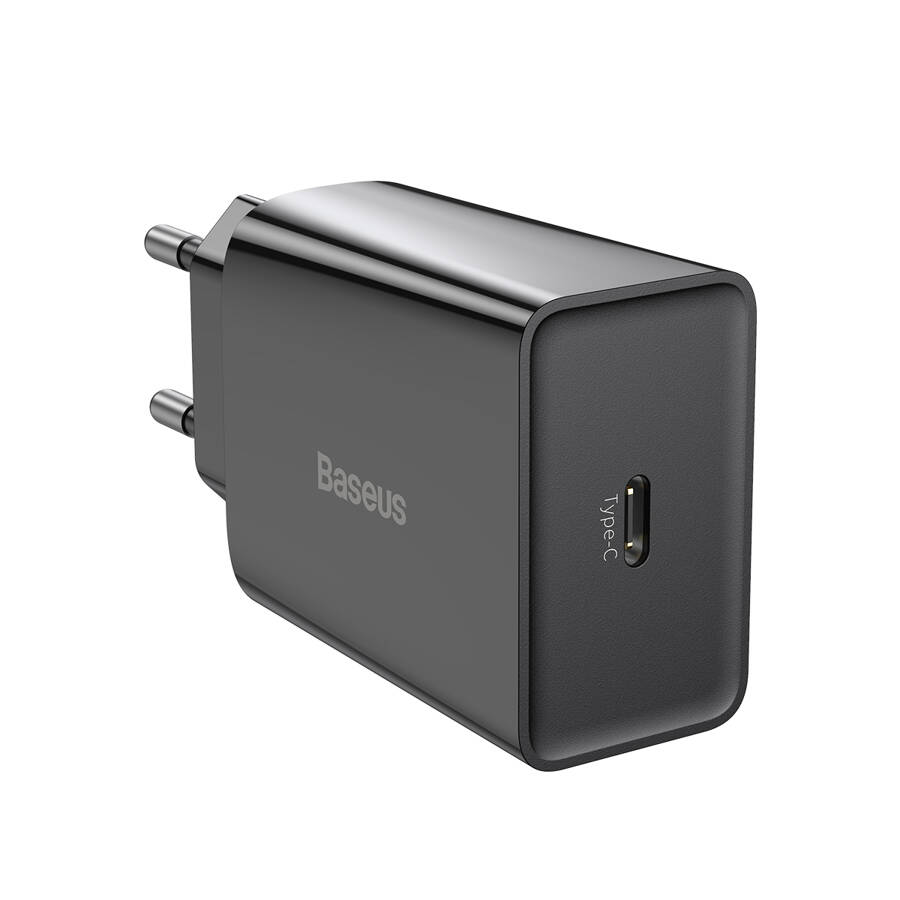 Baseus ładowarka sieciowa Speed Mini PD 20W 1x USB-C czarna