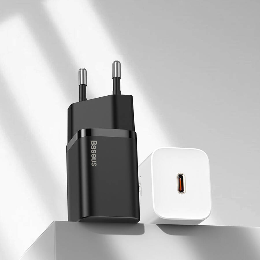 Baseus ładowarka sieciowa Super Si PD 25W 1x USB-C biała