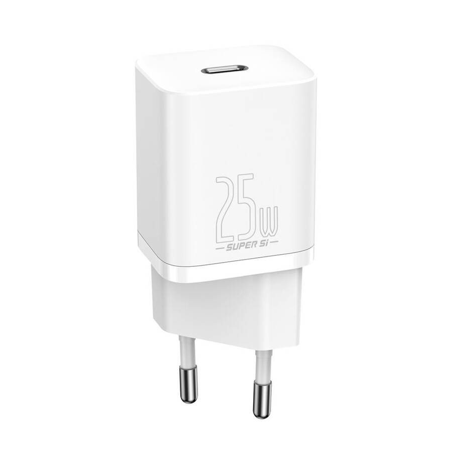 Baseus ładowarka sieciowa Super Si PD 25W 1x USB-C biała