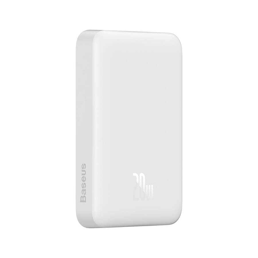 Baseus power bank magnetyczny Mini 20W 10000mAh biały