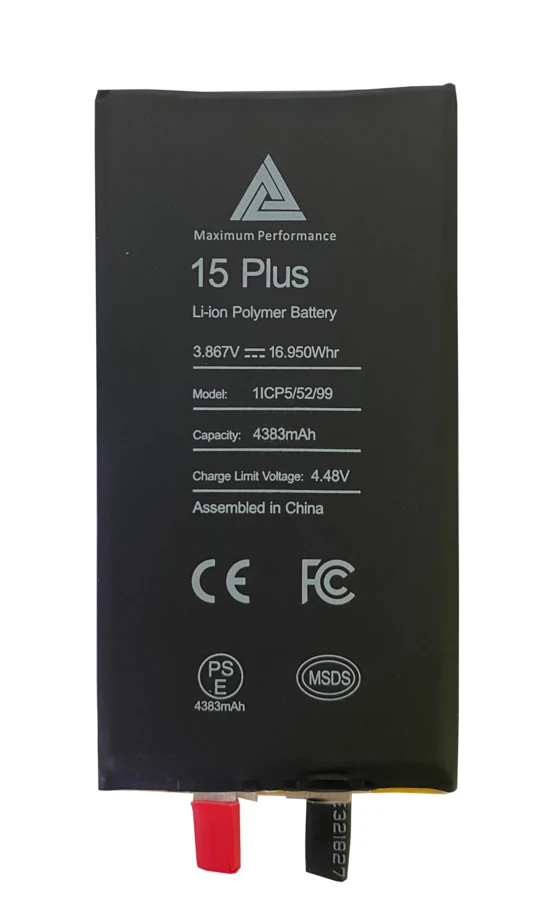 Battery for iPhone 15 PLUS without flex