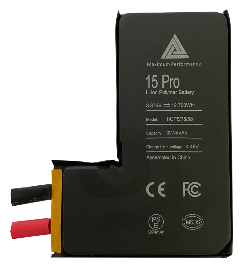 Battery for iPhone 15 PRO without flex