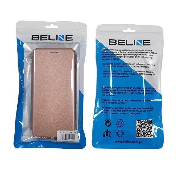 Beline Etui Book Magnetic Samsung A21s A217 różowo-złoty/rose gold