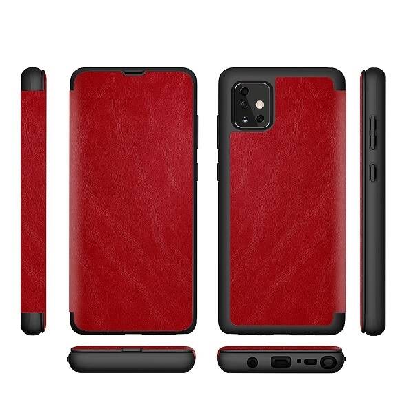 Beline Etui Leather Book iPhone 12/12 Pro 6,1" czerwony/red