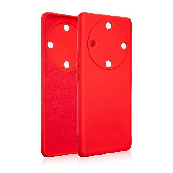 Beline Etui Silicone Honor Magic5 Lite czerwony/red