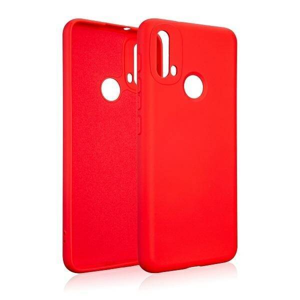 Beline Etui Silicone Motorola Moto E40 czerwone /red