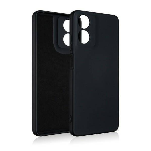 Beline Etui Silicone Motorola Moto G04 G04s/E14 4G czarny/black