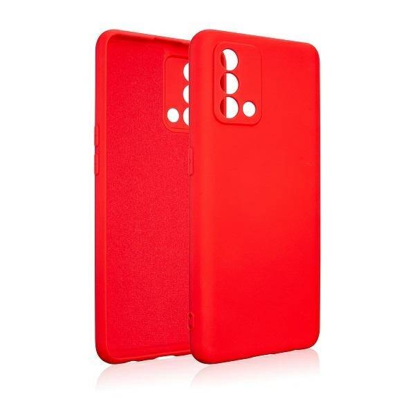 Beline Etui Silicone Oppo Reno 6 Lite czerwony /red