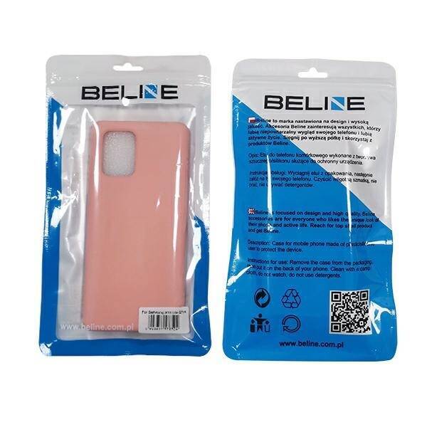 Beline Etui Silicone Samsung S10 Lite G770/A91 różowo-złoty/rose gold