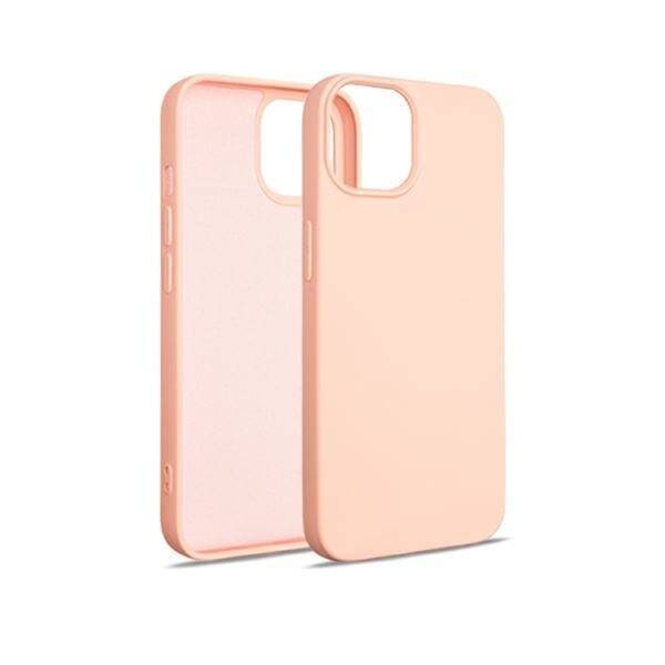 Beline Etui Silicone iPhone 14 / 13 6.1" różowo-złoty/rose gold