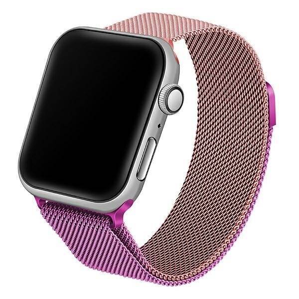 Beline pasek Apple Watch Steel 42/44/45/49mm różowo-fioletowy pink/purple