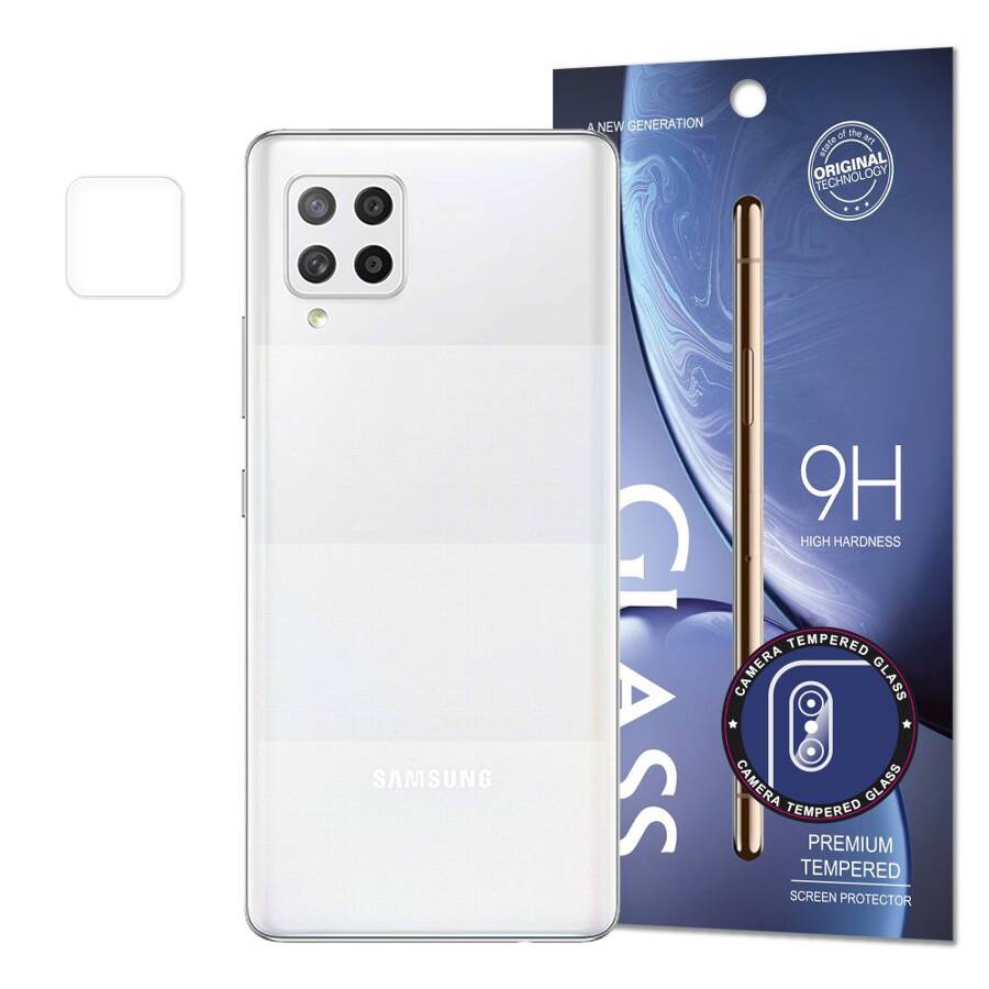 CAMERA TEMPERED GLASS SUPER DURABLE 9H GLASS PROTECTOR SAMSUNG GALAXY A42 5G (PACKAGING – ENVELOPE)