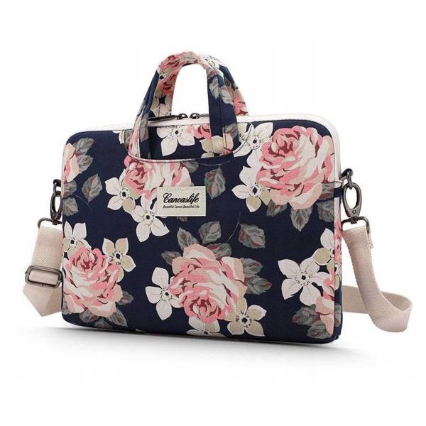 CANVASLIFE BRIEFCASE LAPTOP 13-14 NAVY ROSE