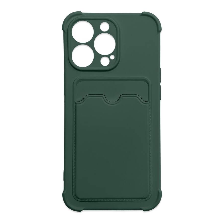CARD ARMOR CASE COVER FOR IPHONE 13 MINI CARD WALLET AIR BAG ARMORED HOUSING GREEN