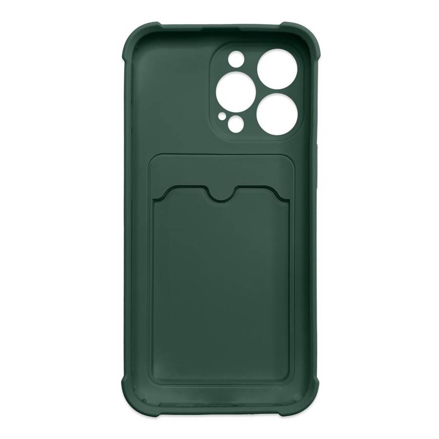 CARD ARMOR CASE COVER FOR SAMSUNG GALAXY A22 4G CARD WALLET AIR BAG ARMORED HOUSING GREEN