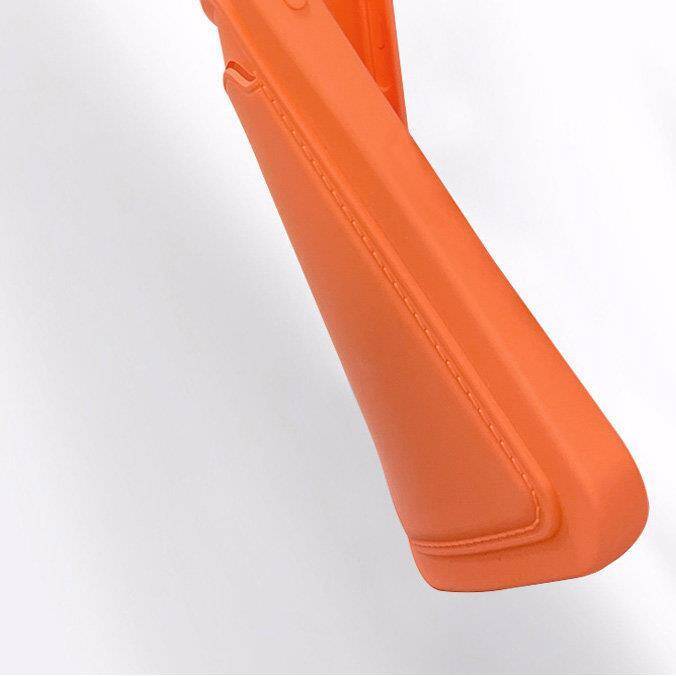 CARD CASE SILICONE WALLET CASE WITH CARD HOLDER DOCUMENTS FOR IPHONE 12 MINI ORANGE