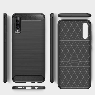 CASE CARBON LUX BLACK SAMSUNG GALAXY A70S