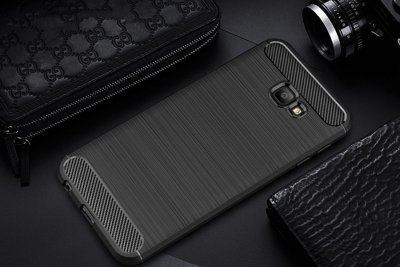 CASE CARBON LUX BLACK SAMSUNG GALAXY J4 2018