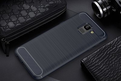 CASE CARBON LUX BLUE SAMSUNG GALAXY J6 2018